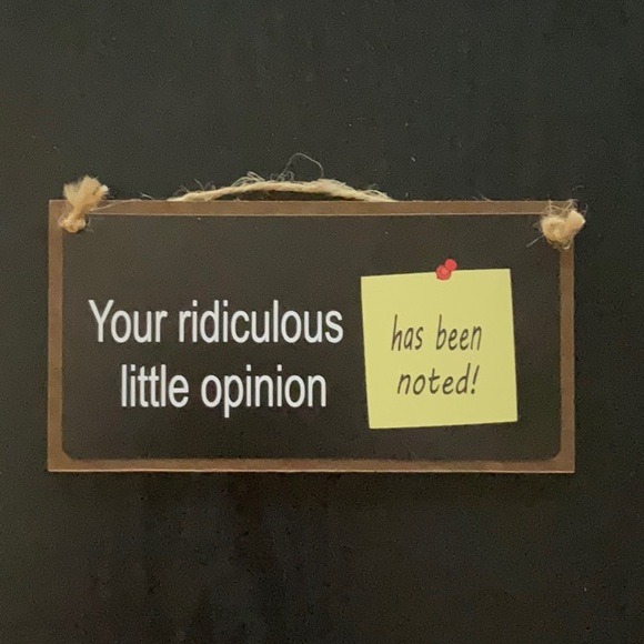 Set of 6 Wall Hangings With Sarcastic Sayings - Picture 10 of 13